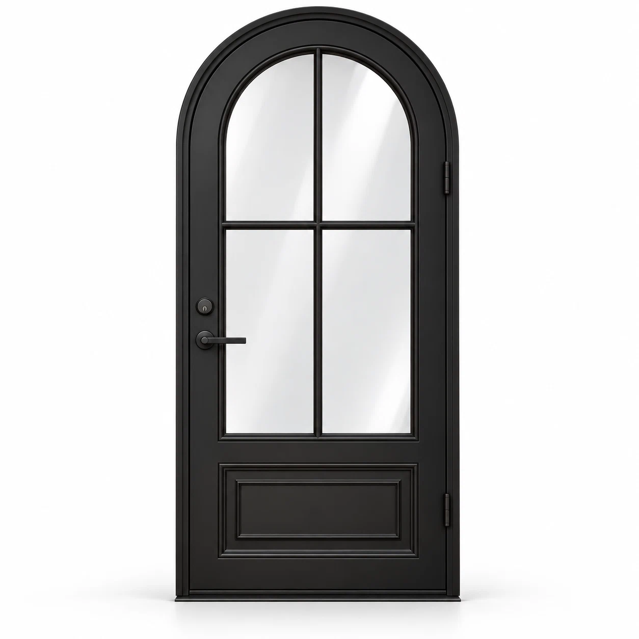 Ashbourne Four Panel Single on a white background — design visualization; hardware and finish are illustrative