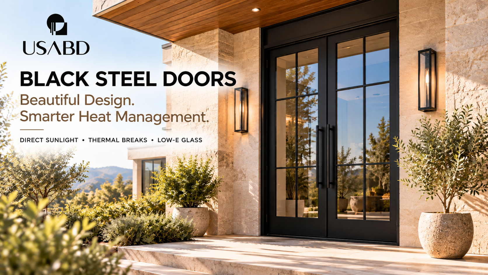 Do Black Steel Front Doors Get Hot in the Sun? Heat, Shading & Thermal Performance Guide