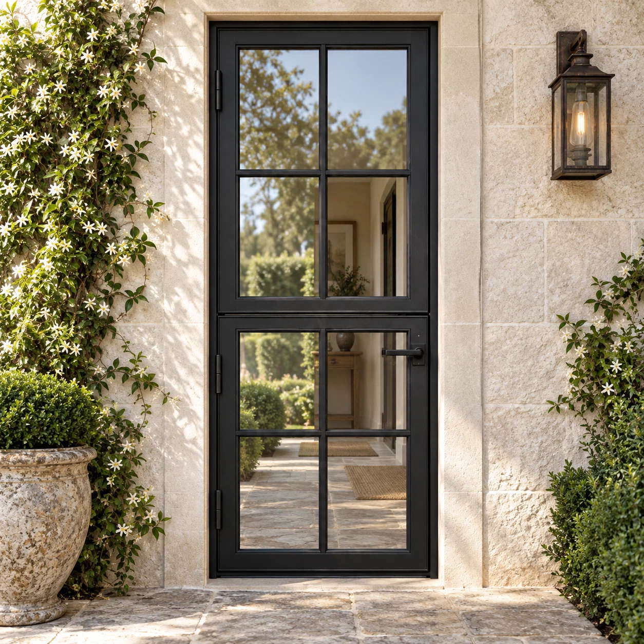 8 Lite Single Dutch Steel Door — estate AI-generated design visualization