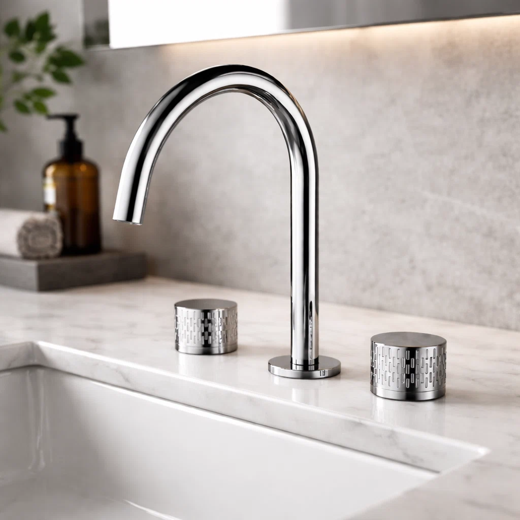 Dilusso Lexia 1.2 GPM Widespread Bathroom Faucet, Chrome