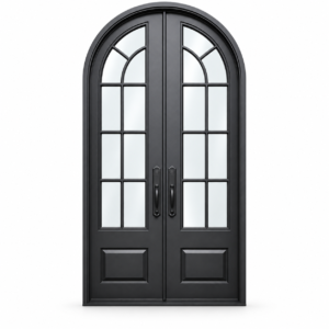 Ravenswood Fan Panel Double on a white background — design visualization; hardware and finish are illustrative
