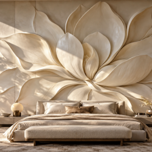 Floral Custom Architectural Wall Panels — architectural interior design concept