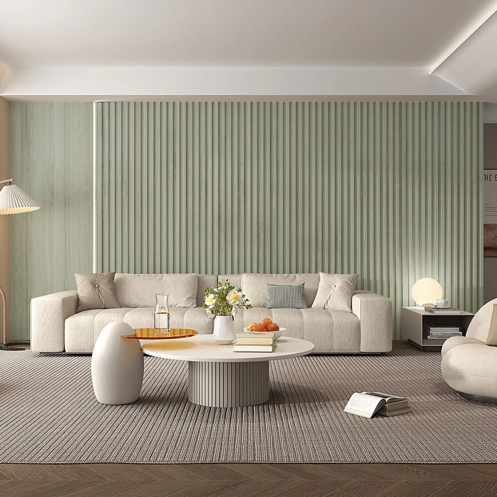 WPC Fluted Slat Wall Panel Space Grey