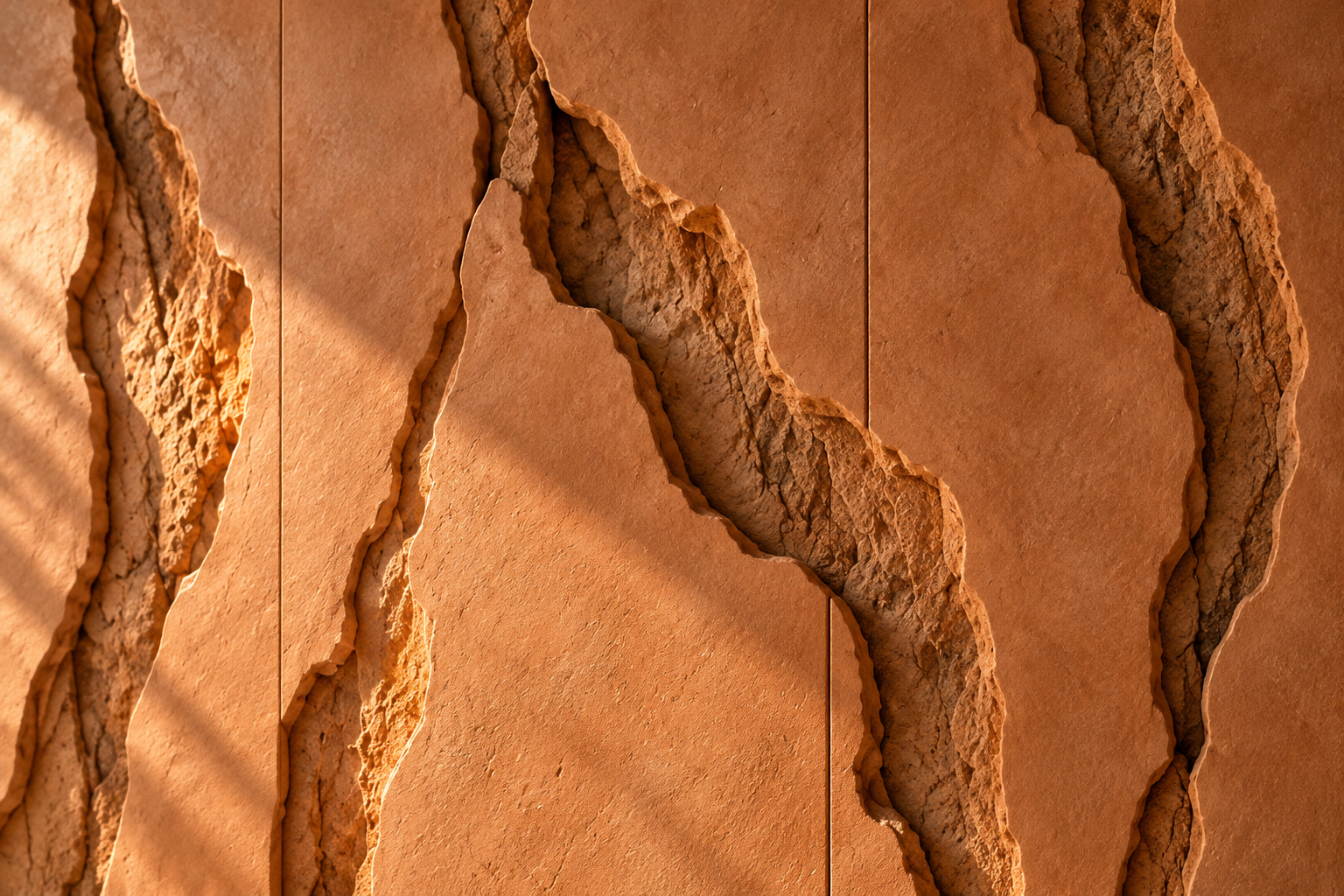Canyon custom wall panel — close-up design detail