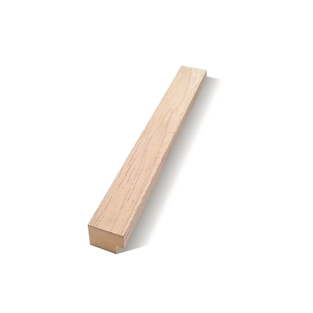 Luxury Acoustic Wall Panel Raw White Oak End Slat