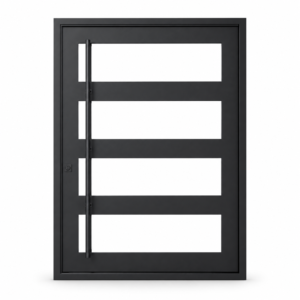 Westhaven Pivot - Flat Steel Door on a white background — product visualization