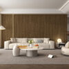 WPC Fluted Slat Wall Panel Natural Walnut