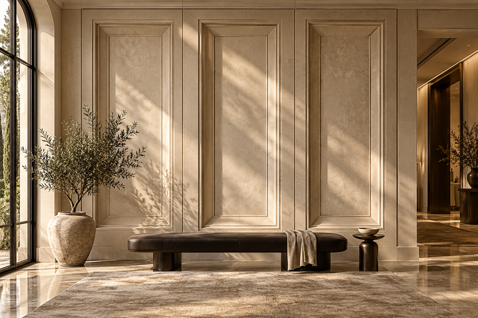 Galleria Custom Architectural Wall Panels — architectural interior design concept