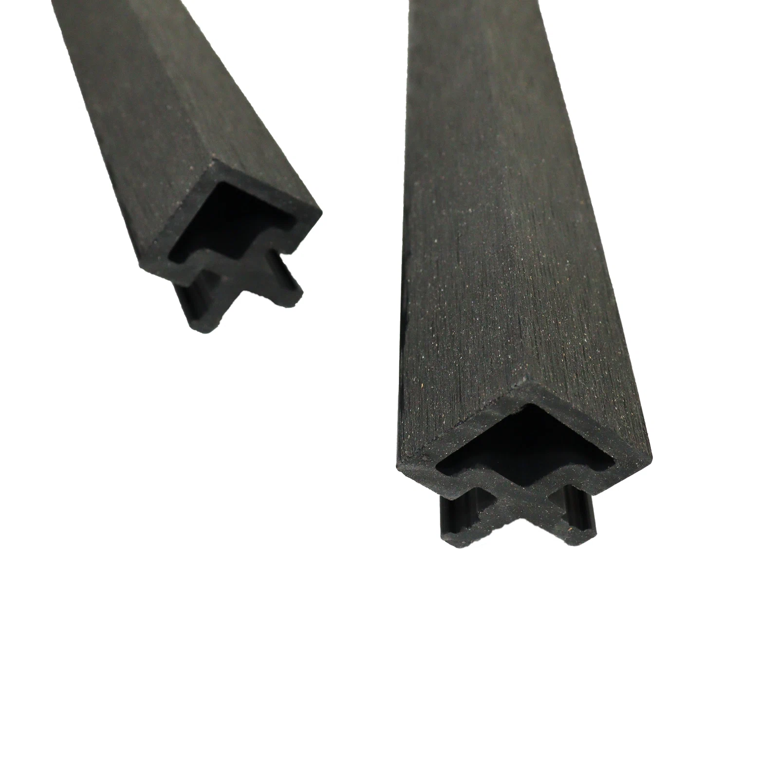 Fluted Panel Black Corner Trim