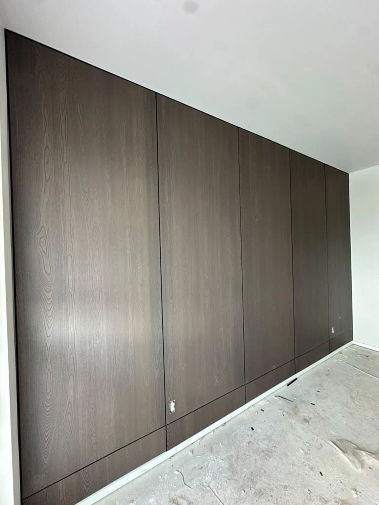 Wall panels taking shape