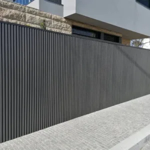 Exterior Fluted Slat Wall Panel Ash Gray