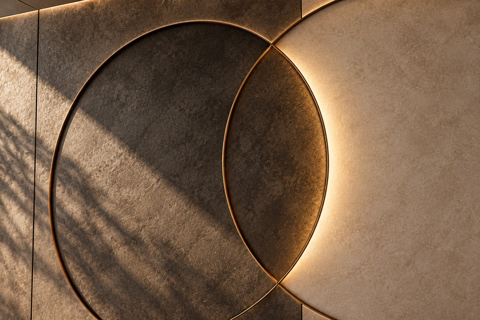 Eclipse custom wall panel — close-up design detail