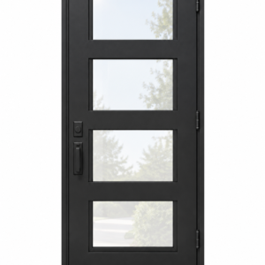 Framed 4 Lite Single Steel Door — studio design visualization